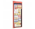 WhiteCoat Clipboard® Vertical - Coral Pharmacy Edition